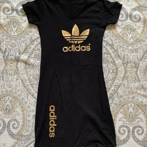 Black adidas dress